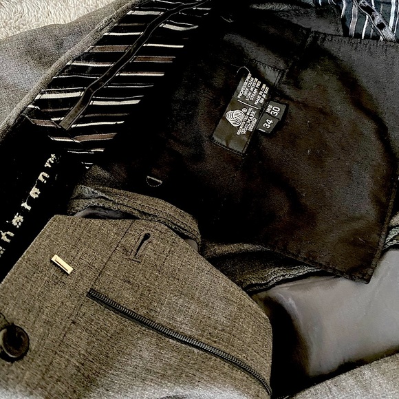 Men’s Louis Raphael Wool pleated dress pants - Picture 4 of 4